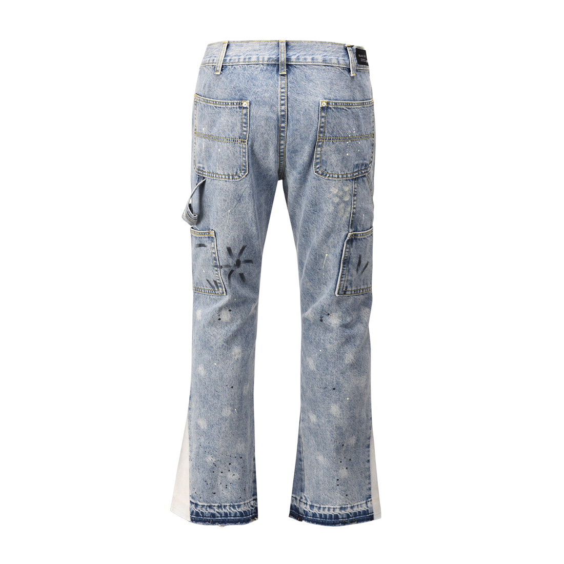 Denim Flare Painting Patch