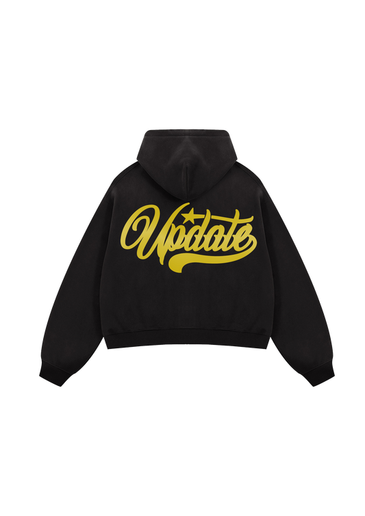 Hoodie Zip Gold Logo