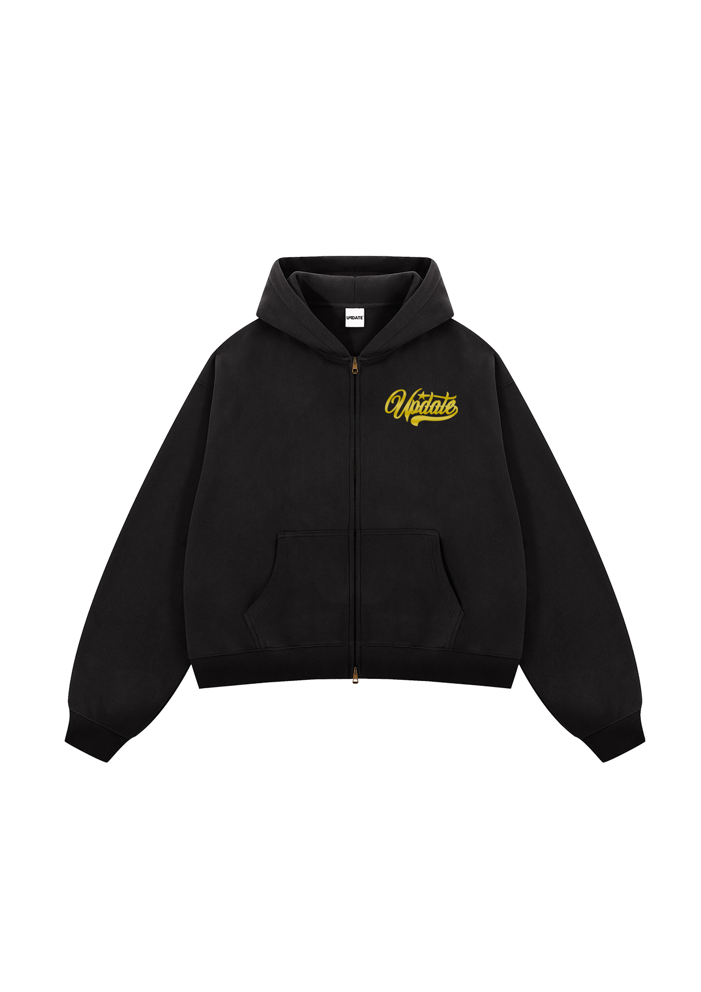 Hoodie Zip Gold Logo