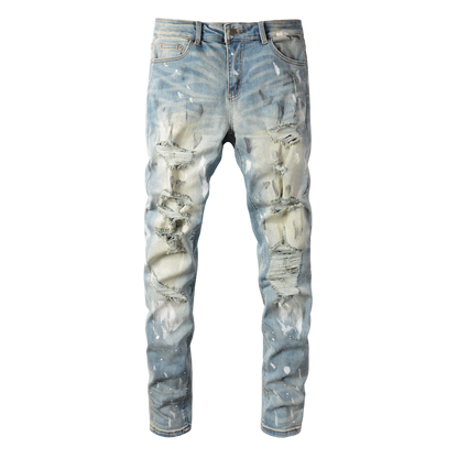 Denim Skinny Classic Distressed
