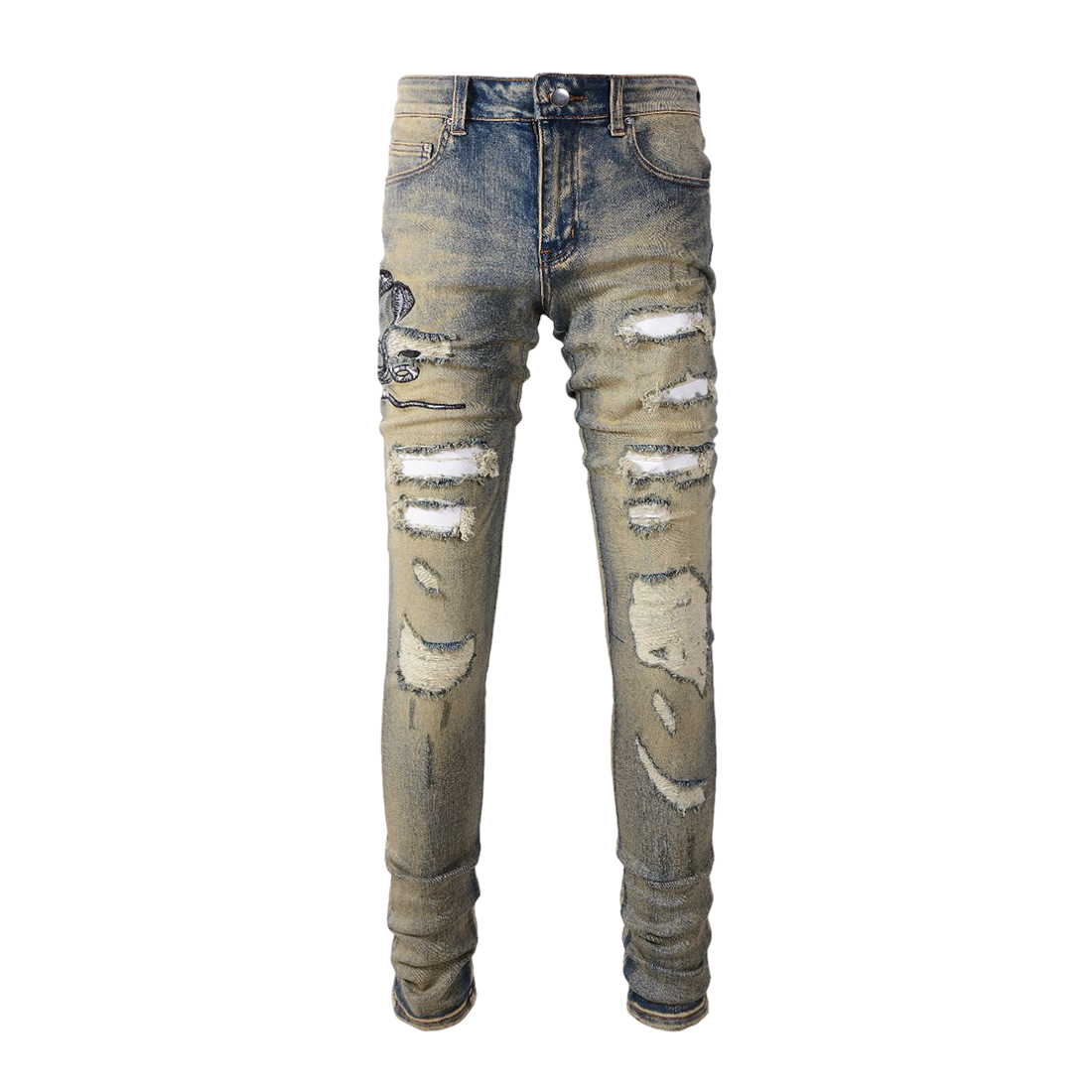 Denim Skinny Old Snake