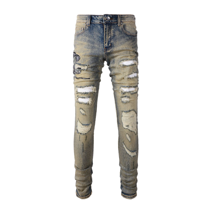 Denim Skinny Old Snake